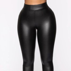 Faux Leather Leggings NWOT
